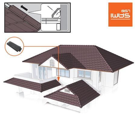 ครอบข้างชนผนัง อดามัสแบบเรียบ ตราเพชร 14x35.5 ซม. สีเทาแปซิฟิก_1