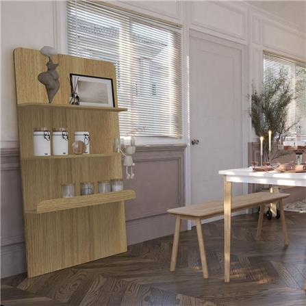 ชั้นวางของโล่ง SB FURNITURE MELLOE 19216513 80 ซม. สีแคนยอนโอ๊ค_5