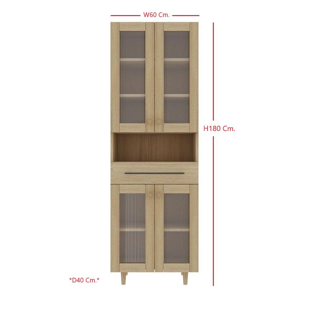 ตู้สูง SB FURNITURE RIKU 19215431 60 ซม. สีแคนยอนโอ๊ค