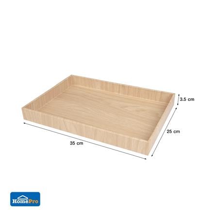 ถาด PVC KECH WOLVER L 35x25x3.5ซม. สีเบจ_5