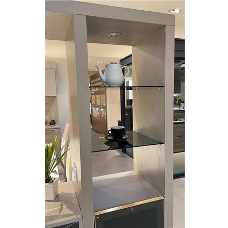 เคาน์เตอร์บาร์ตู้โชว์ฝั่งขวา SB FURNITURE MABEL 19208281 150 ซม. ลายหินอ่อนดำ_8