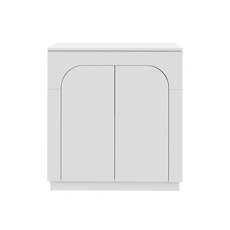 ตู้เตี้ยบานเปิด SB FURNITURE PUDDING 19216500 80 ซม. สีขาว