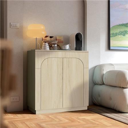 ตู้เตี้ยบานเปิด SB FURNITURE PUDDING 19216501 80 ซม. สีแคนยอนโอ๊ค_4