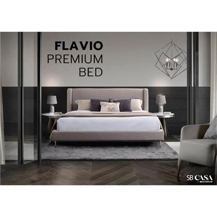 เตียง 5 ฟุต SB FURNITURE FLAVIO 19213208 สีครีม_3