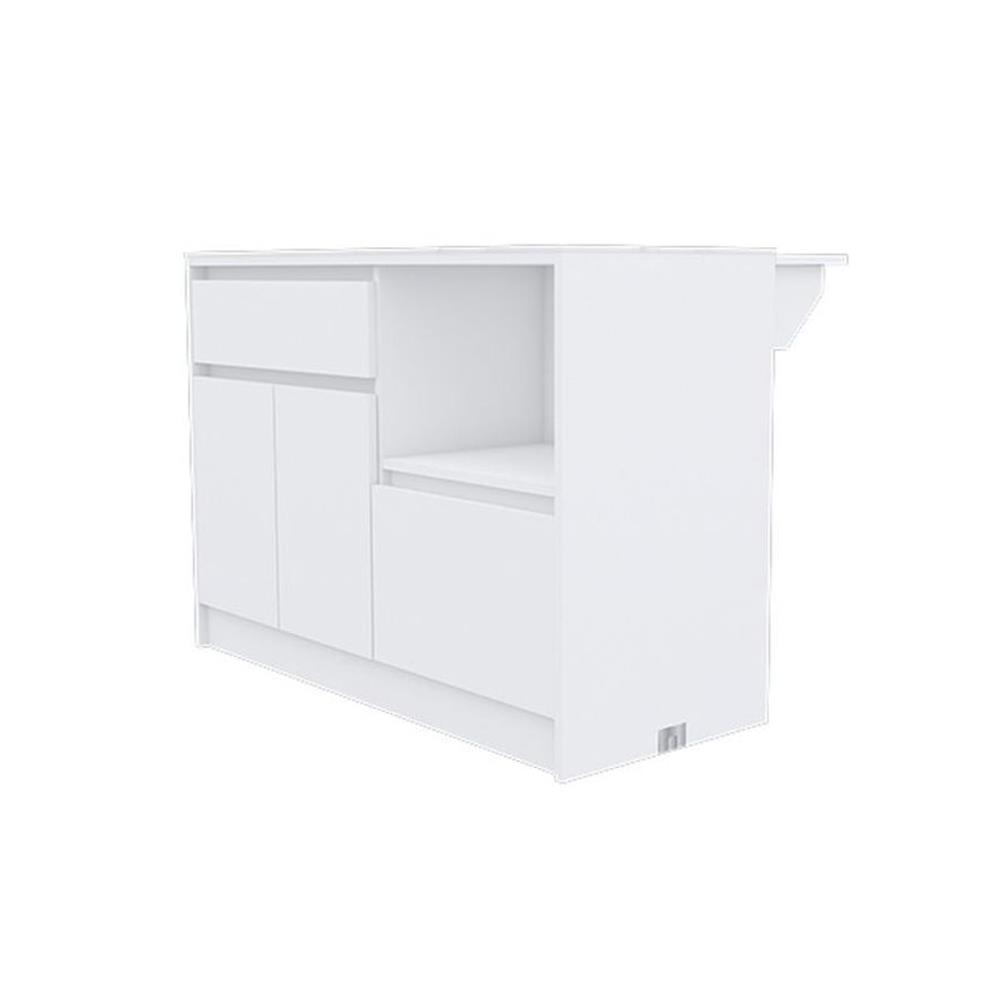 ตู้เตี้ย SB FURNITURE TEPPAN 19220511 120 ซม. สีขาว