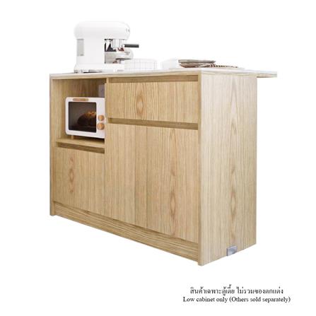 ตู้เตี้ย SB FURNITURE SO-BA 19220508 120 ซม. สีไม้อ่อน_4