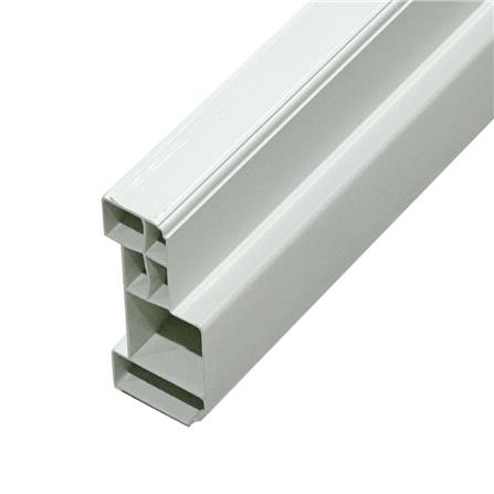 ประตูห้องน้ำ UPVC AZLE PYRAMID 70x200 ซม. สีขาว พร้อมวงกบ ไม่เจาะลูกบิด_5