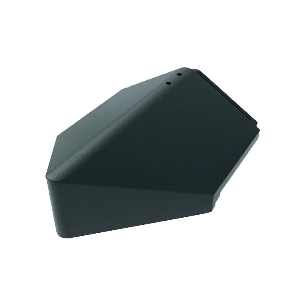 ครอบปิดปลายตะเข้สันแผ่นเรียบ DURAONE สีเทาบารมี