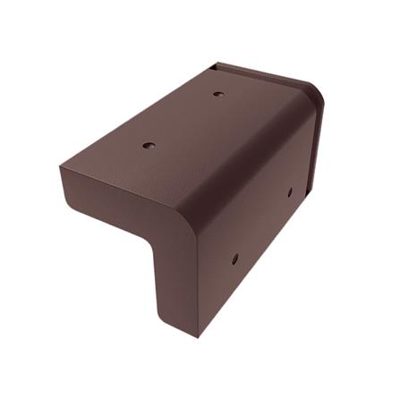 ครอบปิดปลายปั้นลมแผ่นเรียบ DURAONE สีน้ำตาลมั่งมี_0