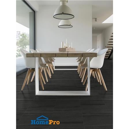 กระเบื้องพื้นพอร์ซเลน  16x16 นิ้ว COTTO แพมเพอร์ เนโร ดำ HYG PM 0.96 ตร.ม._3
