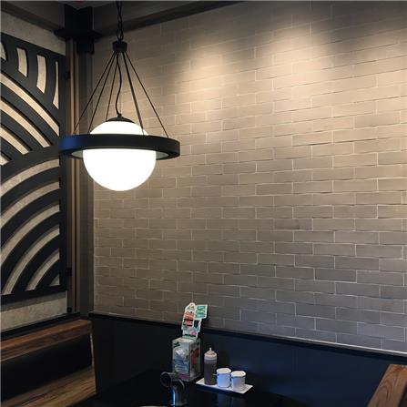 กระเบื้องดินเผา 2x8 นิ้ว KENZAI เอ็กทรูด ไทล์ ชาร์โคล 0.83 ตร.ม._2