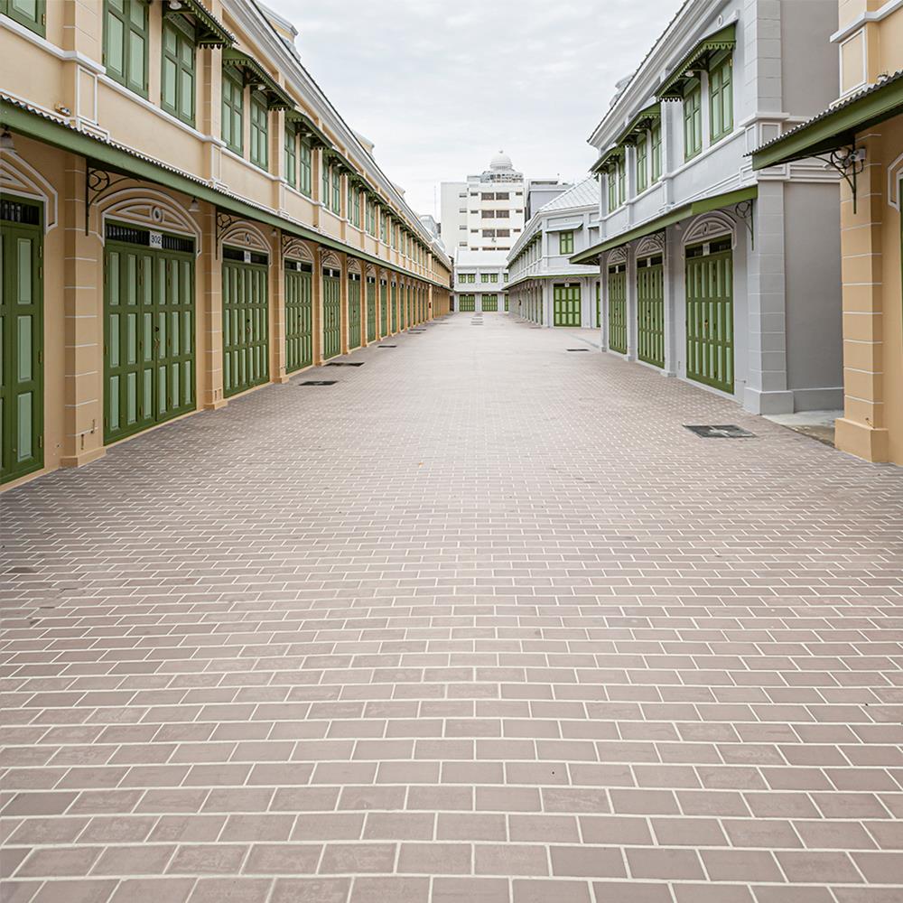 กระเบื้องดินเผา 4x8 นิ้ว KENZAI เอ็กทรูด ไทล์ เมอร์คิวรี่ 30P