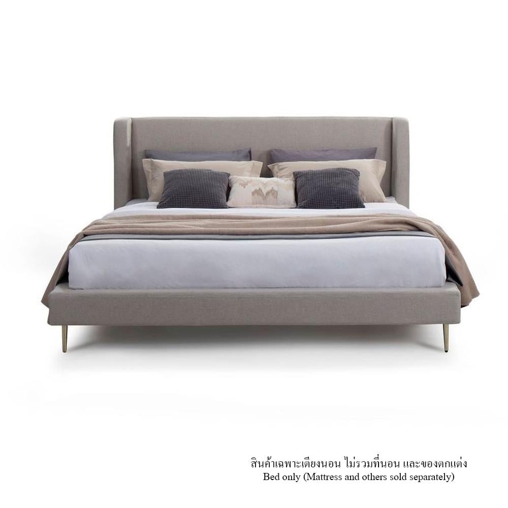 เตียง 6 ฟุต SB FURNITURE FLAVIO 19212616 สีเทา