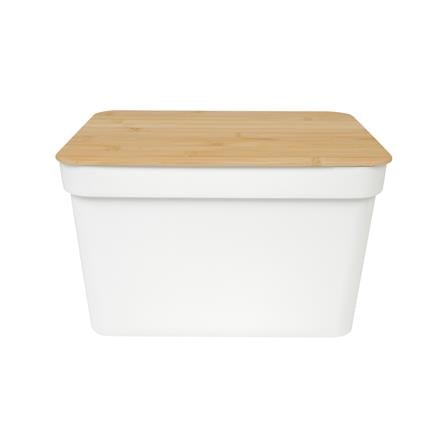 กล่องฝาไม้ 15 ลิตร STACKO HOMEY 35x26x22 ซม. สีขาว_2