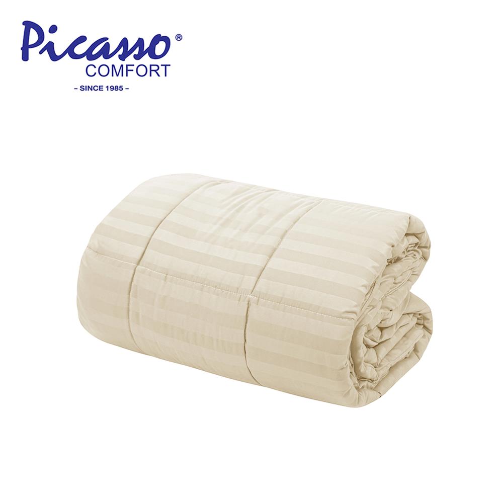 ผ้านวม PICASSO SMILE 70X90 นิ้ว ลายริ้ว สี CREAM