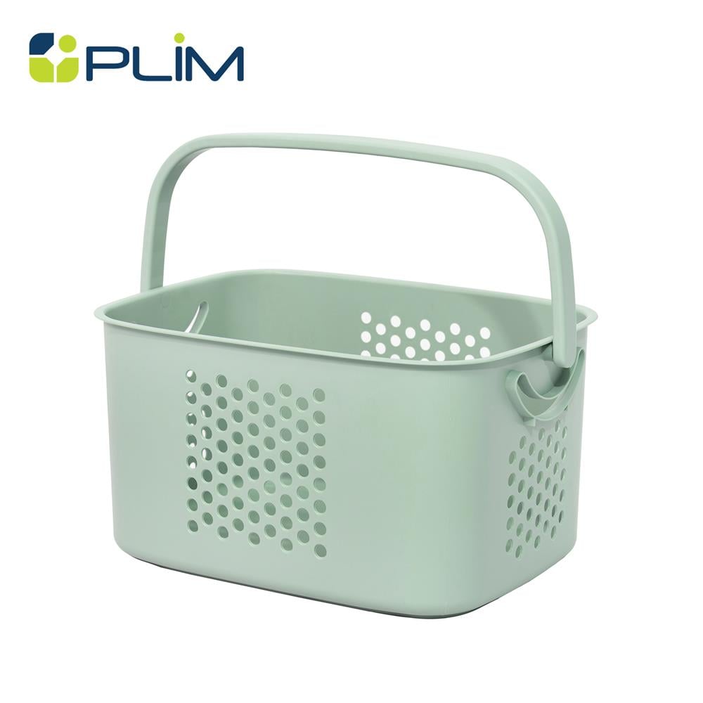 ตะกร้าผ้าเหลี่ยมเตี้ย PLIM CIRCULAR 1026 สีเขียว_1