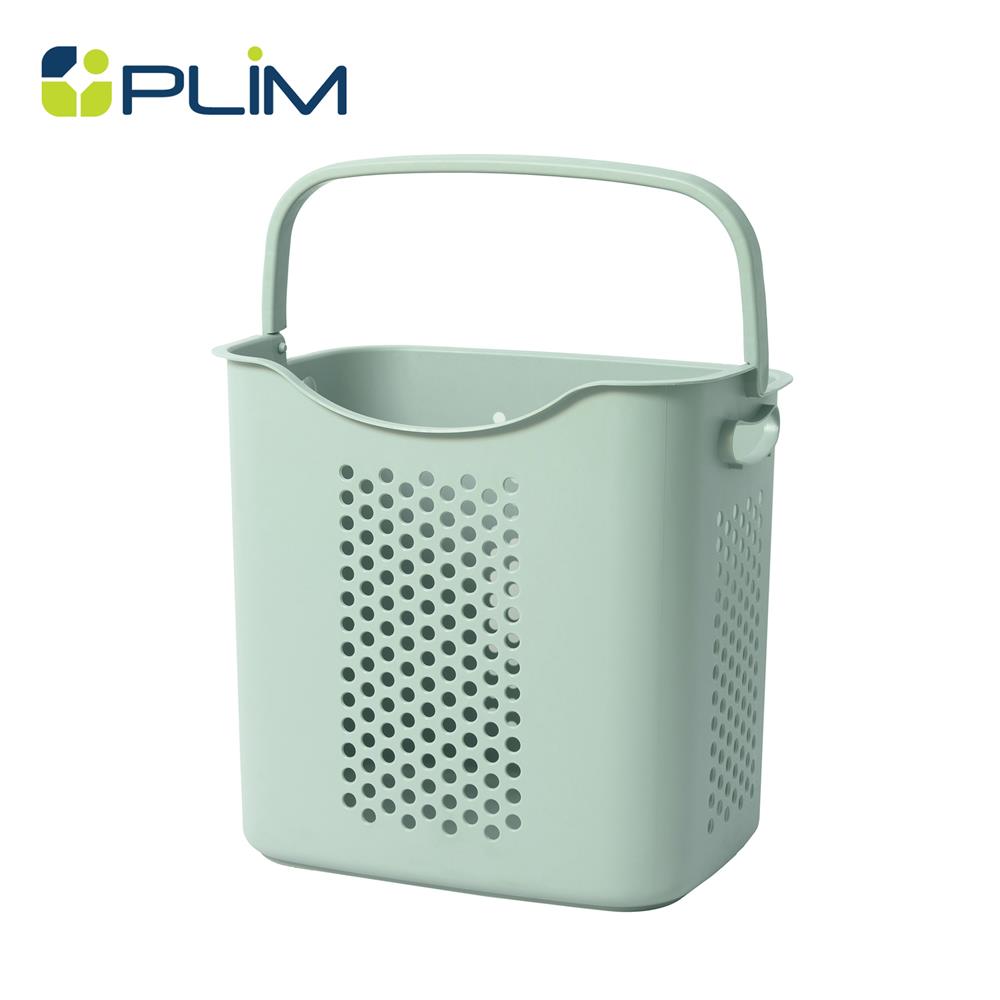 ตะกร้าผ้าเหลี่ยมสูง PLIM CIRCULAR 1025 สีเขียว_1