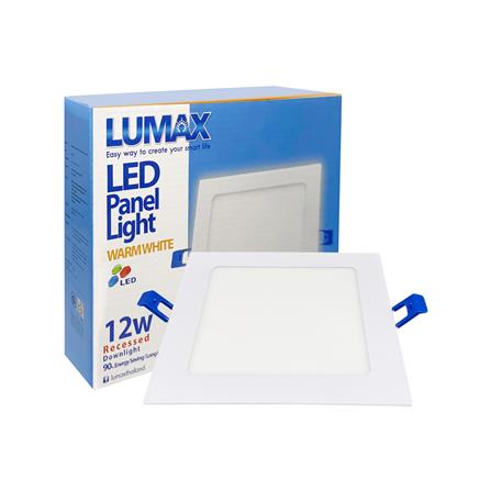 ดาวน์ไลท์ LED LUMAX 20-A0724 12 วัตต์ WARM WHITE 6.7 นิ้ว สีขาว สี่เหลี่ยม_4