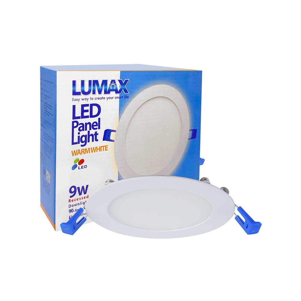 ดาวน์ไลท์ LED LUMAX 20-A0712 9 วัตต์ WARM WHITE 5.7 นิ้ว สีขาว กลม