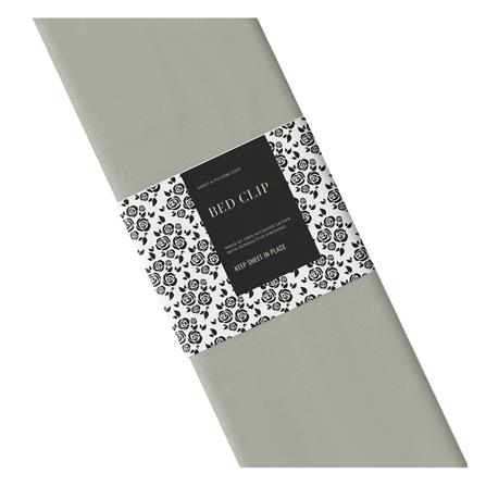 ปลอกผ้านวม BED CLIP MICROTEX 100X90 นิ้ว สี GREY_1
