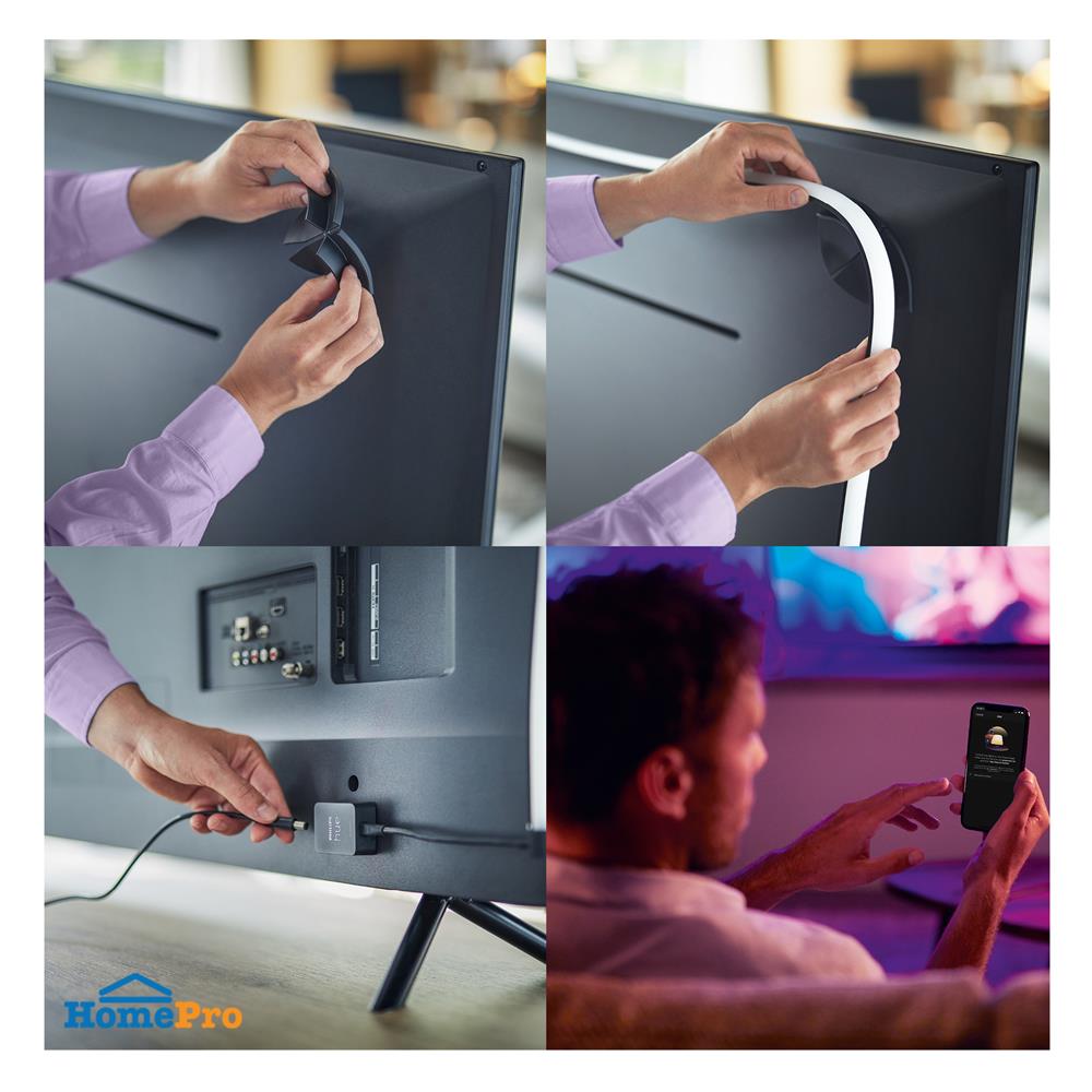 ไฟเส้น LED PHILIPS GRADIENT 55 TV 20 วัตต์ RGB