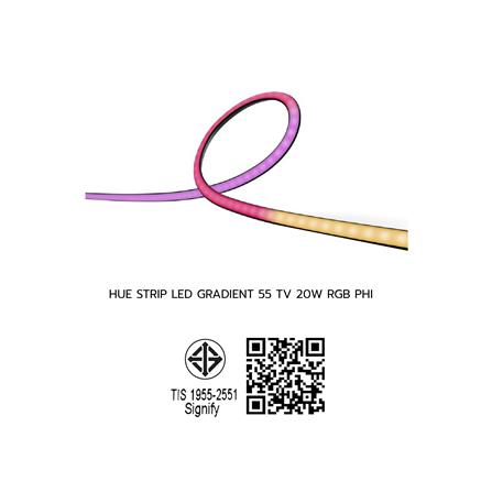 ไฟเส้น LED PHILIPS GRADIENT 55 TV 20 วัตต์ RGB_6