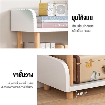 ชั้นวางของโล่ง 4 ชั้น HANSEN สีโซลิดโอ๊ค_5