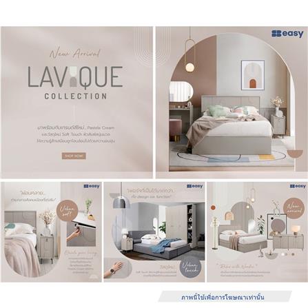 ตู้ท่อนบน SB FURNITURE LAVIQUE 19225503 30 ซม. สีครีม_2