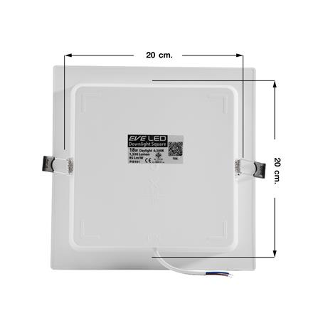 ดาวน์ไลท์ LED EVE 201194 18 วัตต์ DAYLIGHT 7 นิ้ว สีขาว สี่เหลี่ยม_5