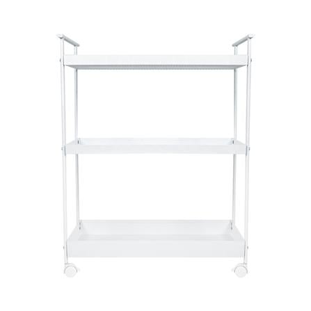 ชั้นวางของ 3 ชั้น มีล้อ STACKO NEAT 61.1x30.2x81 ซม. สีขาว_2