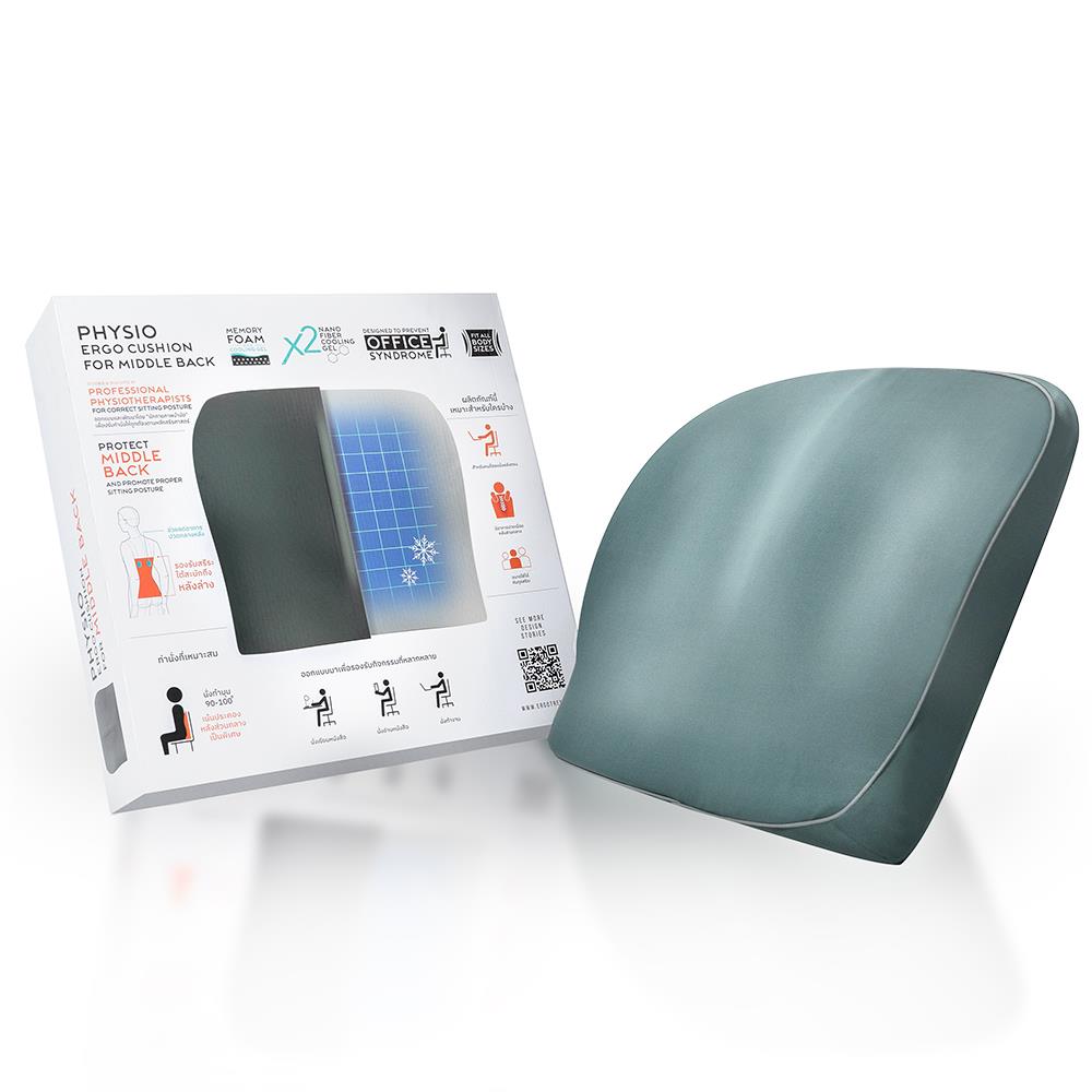 เบาะรองหลัง ERGOTREND MIDDLE BACK 16.5X16.5 นิ้ว สีดำ