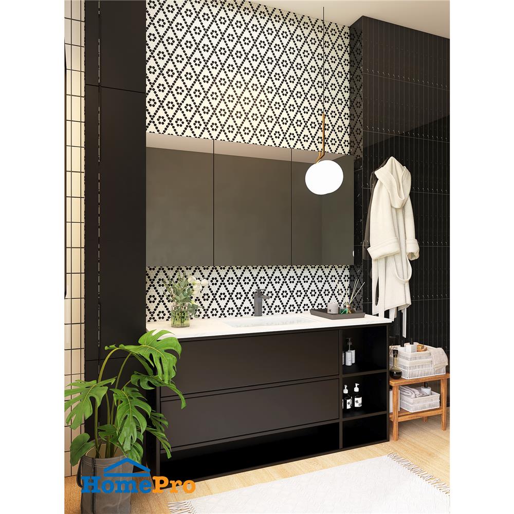 โมเสคพอร์ซเลน 22x24 ซม. GLASCERA ราวนด์ แพทเทิร์น 1 ทูโทน