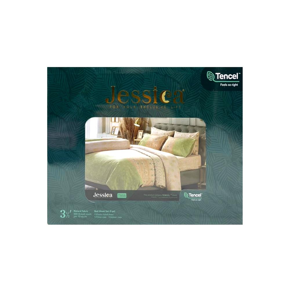 ชุดผ้าปูที่นอน 3.5 ฟุต 3 ชิ้น JESSICA TENCEL 20166-T855