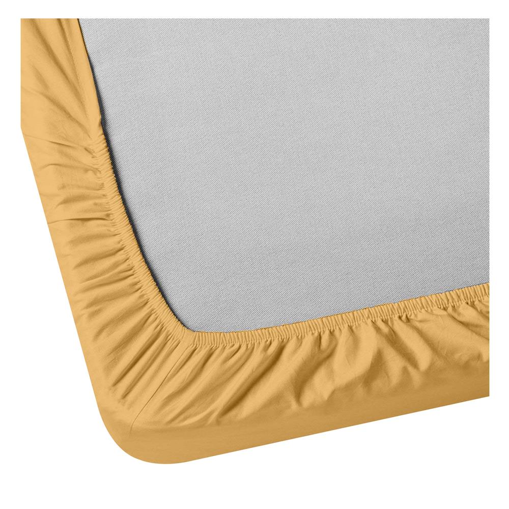 ผ้าปูที่นอน 6 ฟุต BED CLIP MICROTEX สี YELLOW
