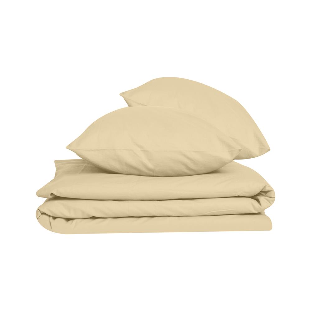 ชุดผ้าปูที่นอน 10 ฟุต 3 ชิ้น BED CLIP MICROTEX สี BEIGE