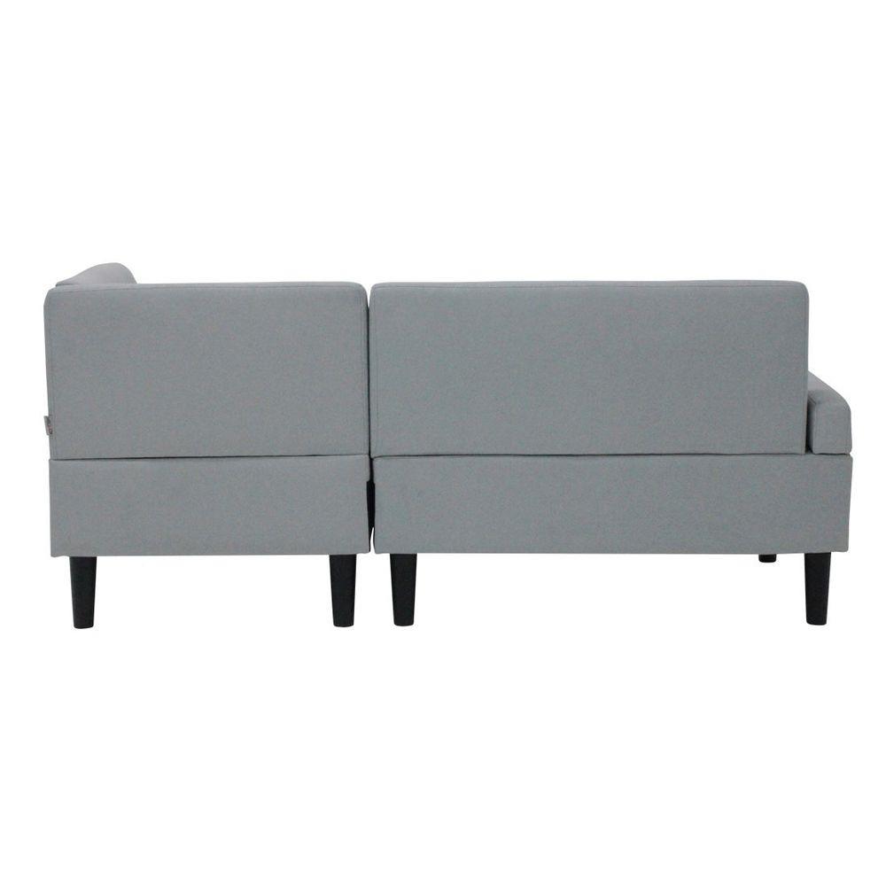 โซฟาเข้ามุมขวา KONCEPT CINDER 19214648 สีเทาอ่อน