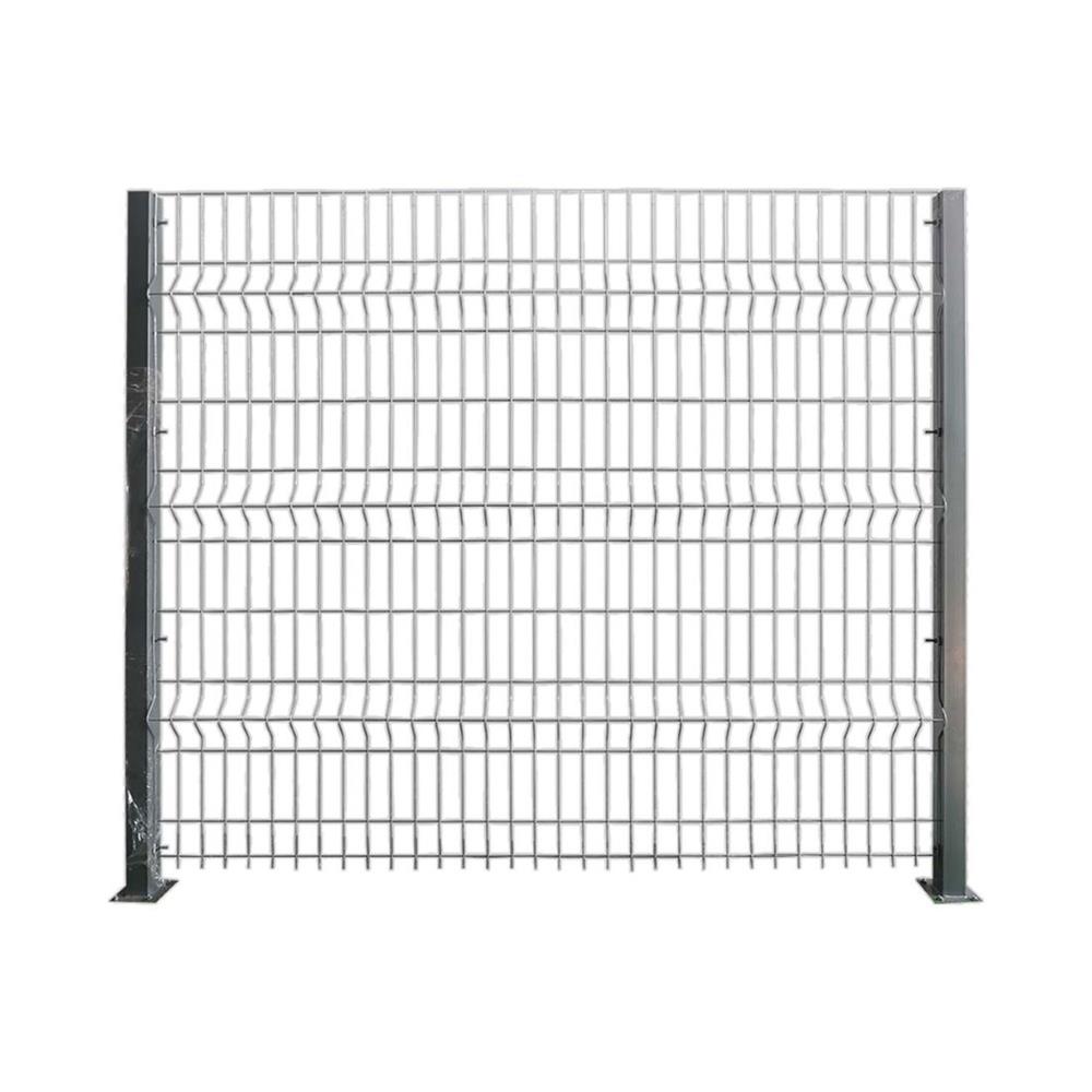 รั้วลวดเหล็กสำเร็จรูปชุบกัลวาไนซ์ EURO FENCE 6 มม. 1.43 x 2.4 ม.