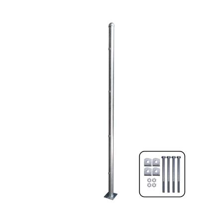 เสารั้วกลมสำเร็จรูปชุบกัลวาไนซ์ EURO FENCE 2 นิ้ว ...