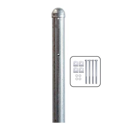 เสารั้วกลมสำเร็จรูปชุบกัลวาไนซ์ EURO FENCE 2 นิ้ว x150 ซม._1