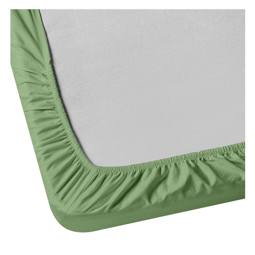 ชุดผ้าปูที่นอน 8 ฟุต 3 ชิ้น BED CLIP MICROTEX สี GREEN