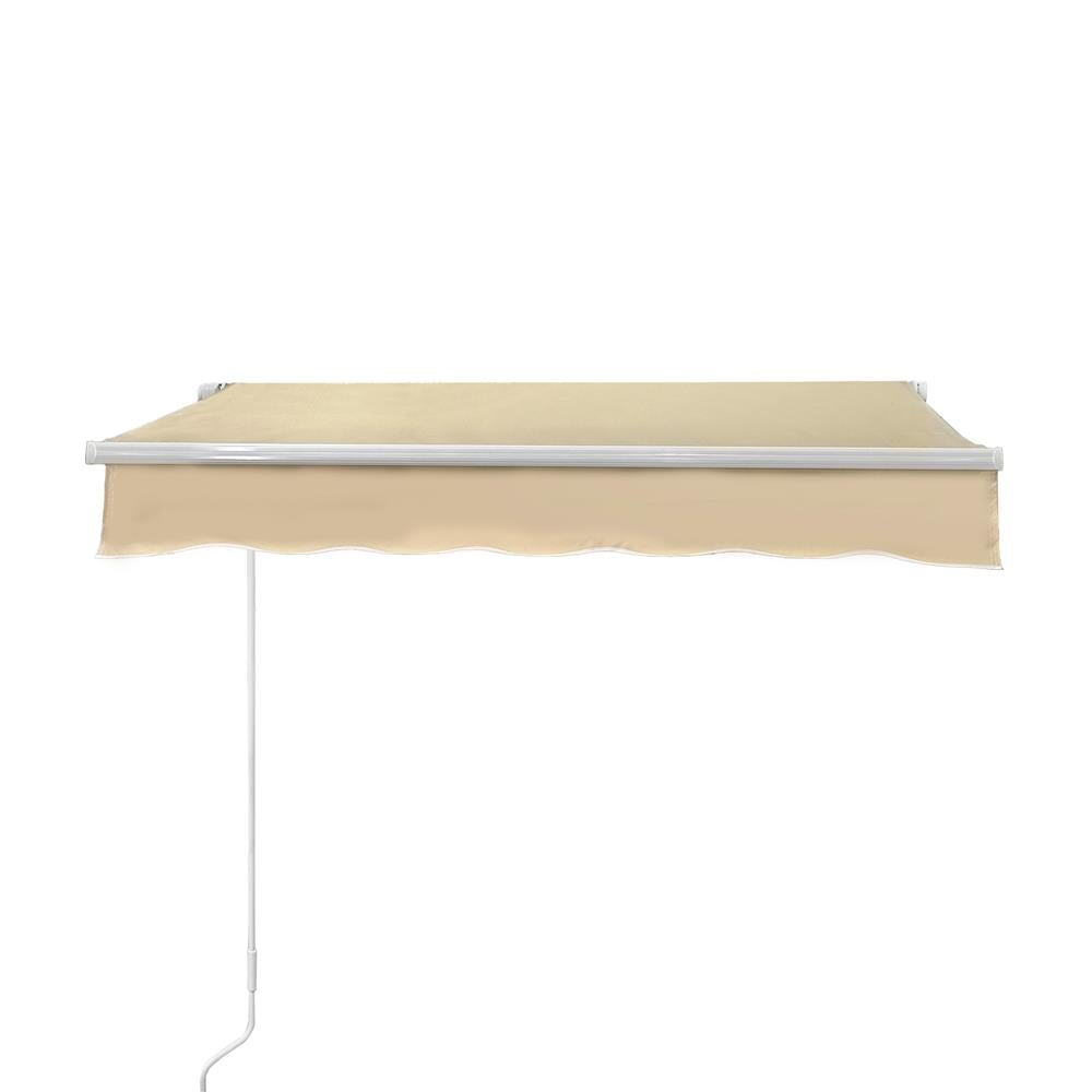กันสาดผ้าพับได้ SUNSHIELD 200x150 ซม. สีเบจ