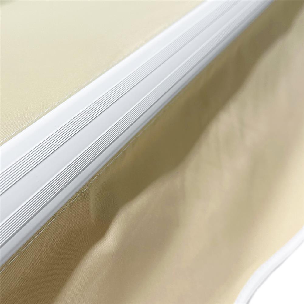 กันสาดผ้าพับได้ SUNSHIELD 200x150 ซม. สีเบจ