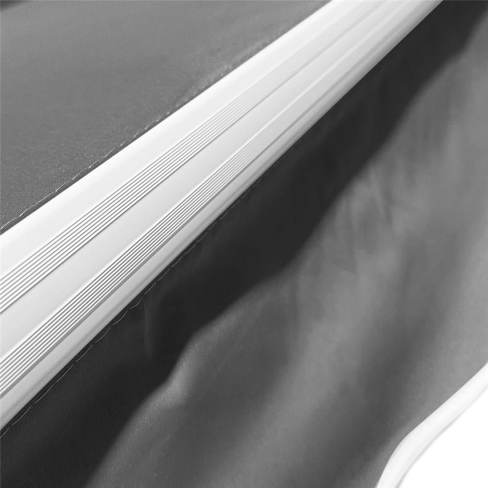 กันสาดผ้าพับได้ SUNSHIELD 200x150 ซม. สีเทาเข้ม