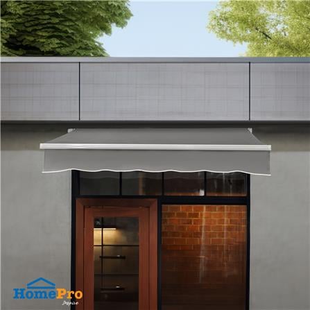 กันสาดผ้าพับได้ SUNSHIELD 200X150 ซม. สีเทาเข้ม_8