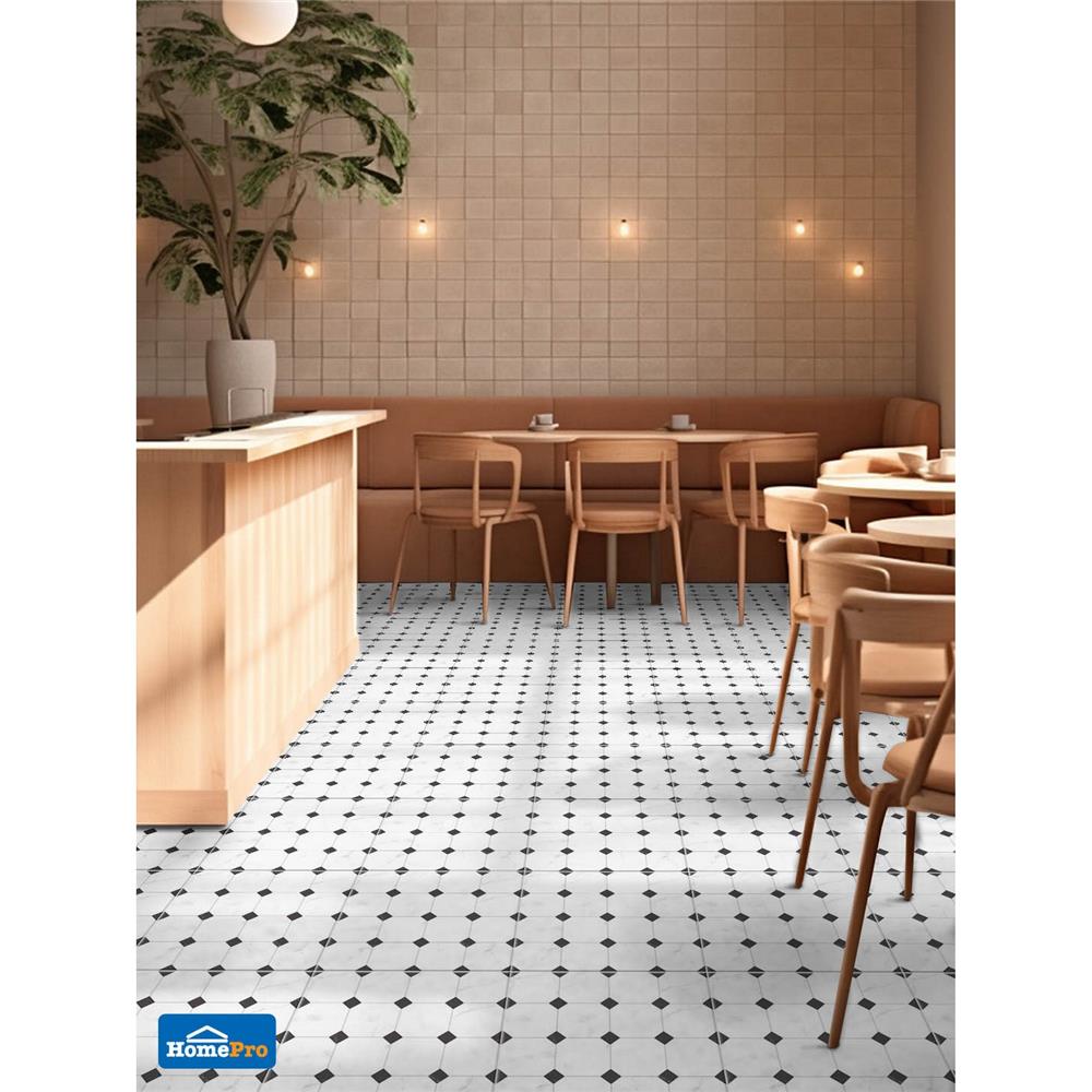 กระเบื้องพื้น 16x16 นิ้ว DURAGRES บันดาหยา ขาว A 0.96 ตร.ม.