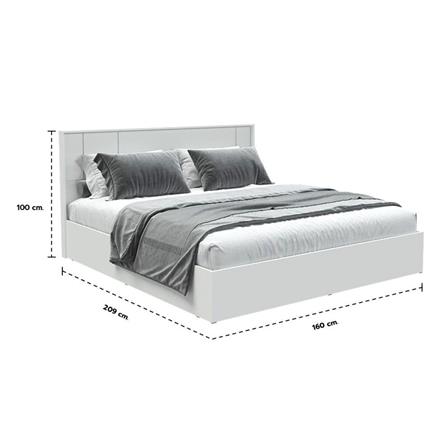 เตียง 5 ฟุต KONCEPT PEARLIZ 19224727 สีขาว_5