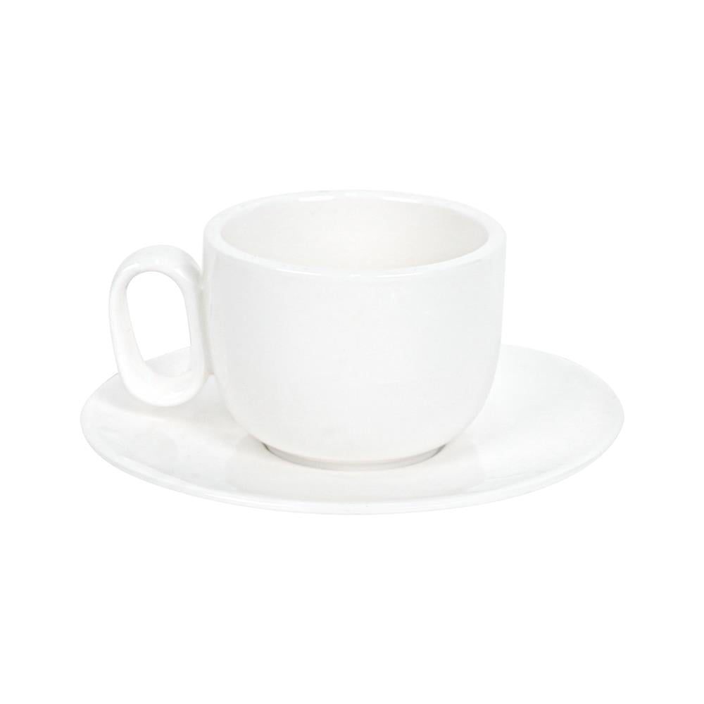 ชุดถ้วยกาแฟ PORCELAIN 90 มล. KECH SNOW MIN สีขาว