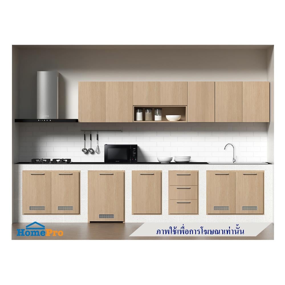 หน้าบานคู่ UPVC CABIN JUNO 84.5x64.5 ซม. สีบีช