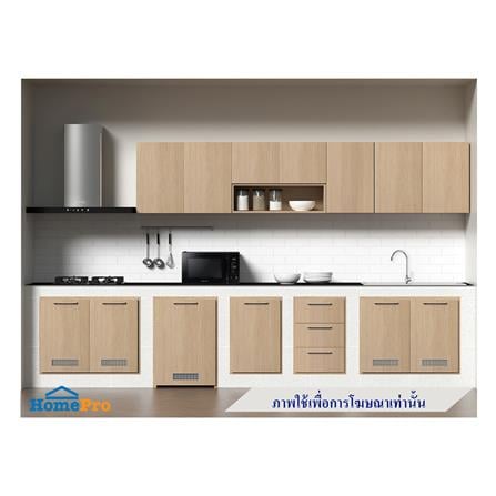 หน้าบานคู่ UPVC CABIN JUNO 84.5x64.5 ซม. สีบีช_2