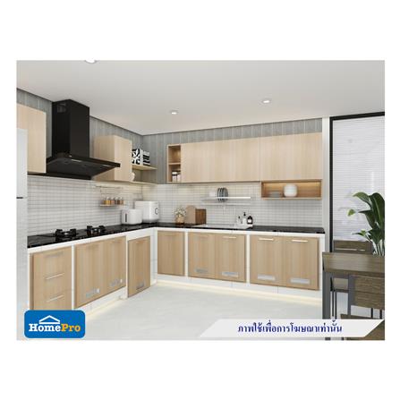 หน้าบานคู่ CABIN JUNO 84x64 ซม. สีบีช_3